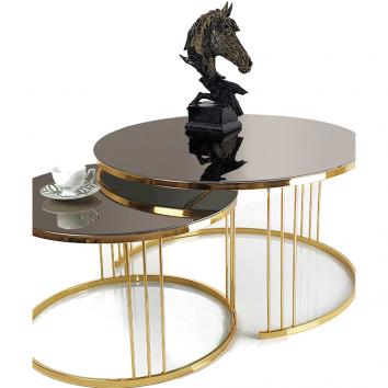 Ring Table with Baby Gold