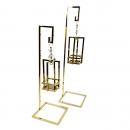 Mumy Double Candle Holder Gold